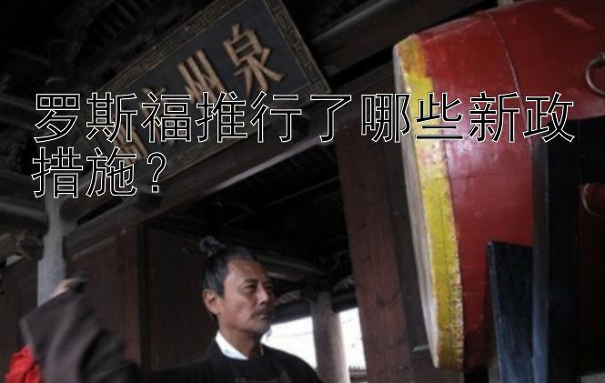 罗斯福推行了哪些新政措施？