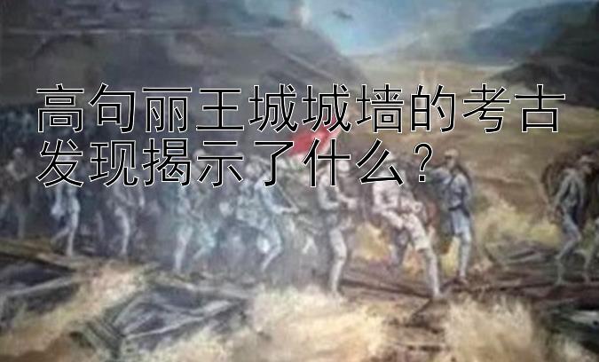 高句丽王城城墙的考古发现揭示了什么？