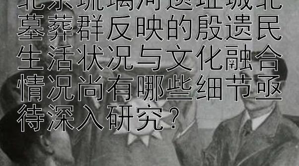 北京琉璃河遗址城北墓葬群反映的殷遗民生活状况与文化融合情况尚有哪些细节亟待深入研究？