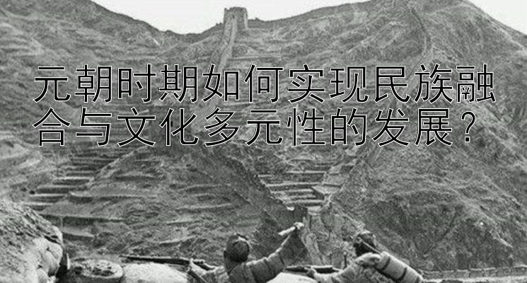 元朝时期如何实现民族融合与文化多元性的发展？